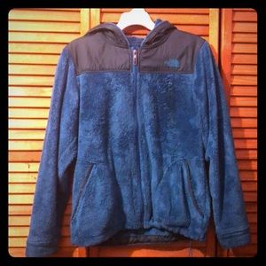North face hoodie fleece jacket